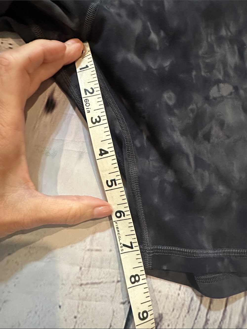 lululemon athletica Black Tie-Dye High-Rise Bike Shorts - Picture 5 of 6